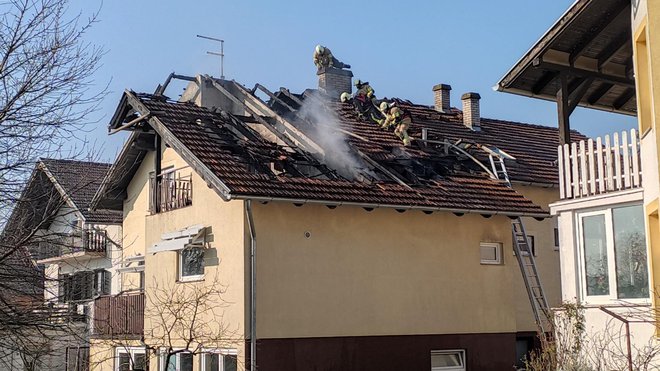 Požar je navodno izbio na terasi/ Foto: Deni Marčinković