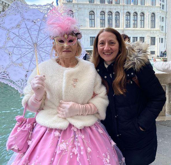 Manuela u Veneciji na karnevalu/Foto: Privatni album