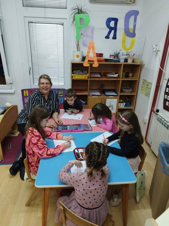 Pet mališana u programu predškole/Foto: KruGarešnica
