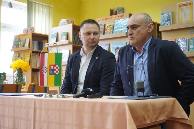 Župan Marko Marušić i ravnatelj Zoran Činčak/Foto: Nikica Puhalo/MojPortal.hr