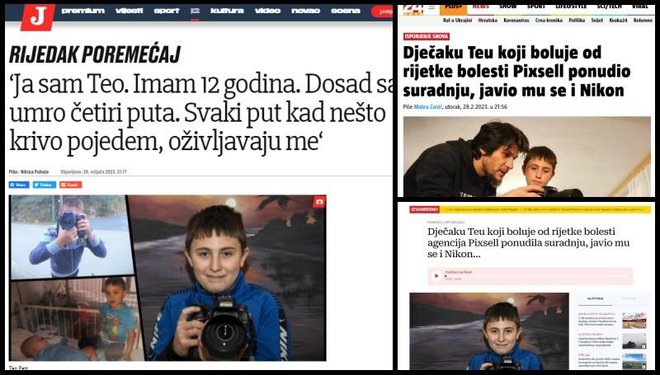 Tekstove koje je MojPortal.hr objavio o Teu prenijeli su nacionalni mediji poput Jutarnjeg lista, Večernjeg lista, 24 sata.../Foto: Screenshot