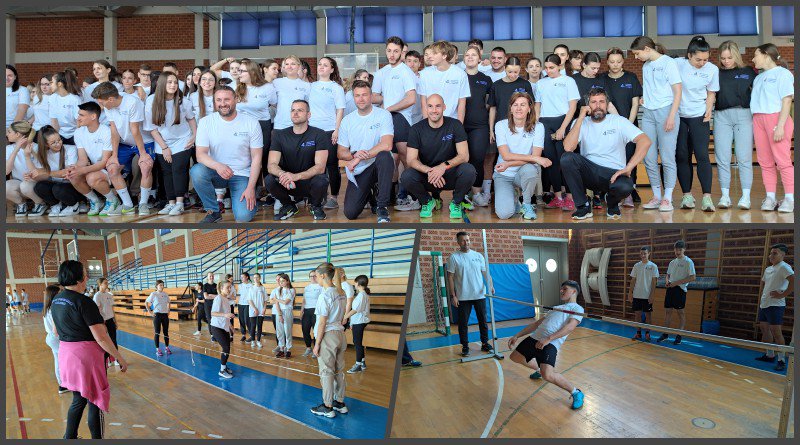 Fotografija: 4. Maturantski sportski dan održan je u dvorani srednjoškolskog centra/ Foto: Deni Marčinković