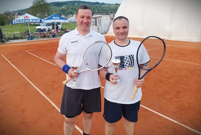 Finalisti turnira Vjeko Anušić i Dražen Matiješević/Foto: Mario Barać/MojPortal.hr