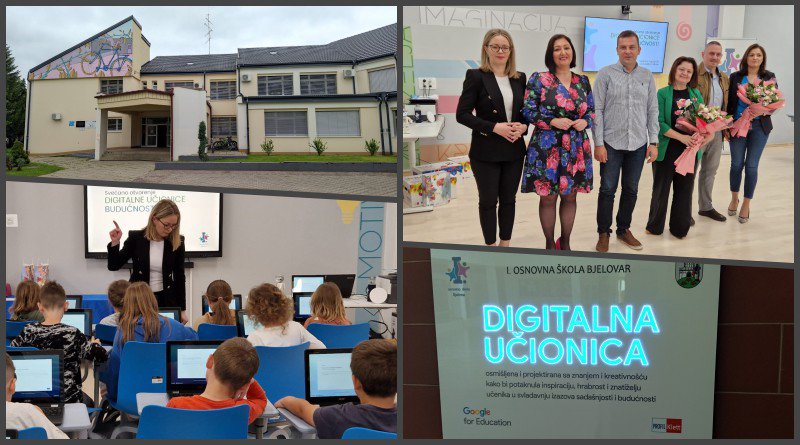 Fotografija: Bjelovarska prva osnovna škola danas je otvorila digitalnu učionicu/ Foto: Deni Marčinković/Grad Bjelovar