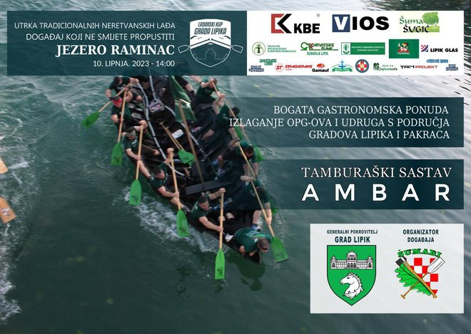 Službeni plakat za utrku koja će se udržati u Lipiku/Foto: Privatni album