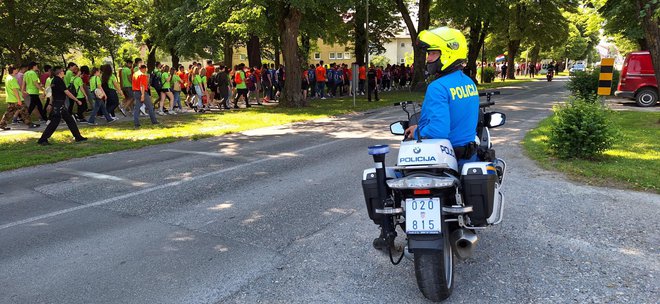 Policija je pratila svaki korak maturanata/ Foto: Deni Marčinković