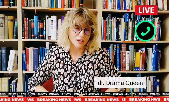 Danijela Marić kao dr. Drama Queen/Foto: Screenshot