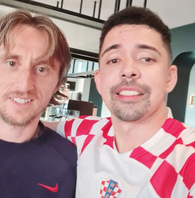 Rafael je spio napraviti selfie s Lukom Modrićem/Foto: Instagram