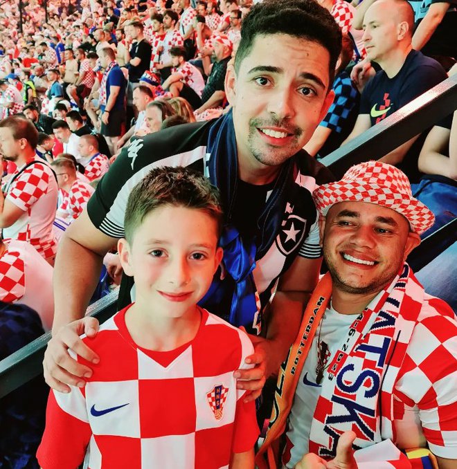 Rafael Beserra na stadionu u Rotterdamu/Foto: Instagram