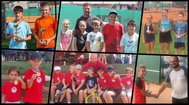 Fotografija: I ovoga su puta daruvarski tenisači iz Feniksa bili sjajni na turnirima odigranima u Novskoj i Koprivnici/Foto: Teniski klub Feniks