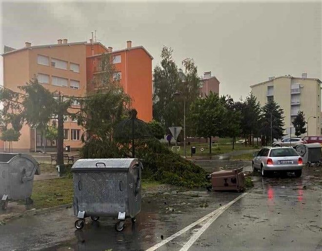 Lipik poslije strašne oluje/Foto: Zuluf