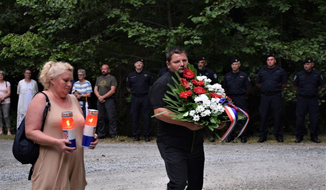 Članovi obitelji poginulih/Foto: PU bjelovarsko-bilogorska