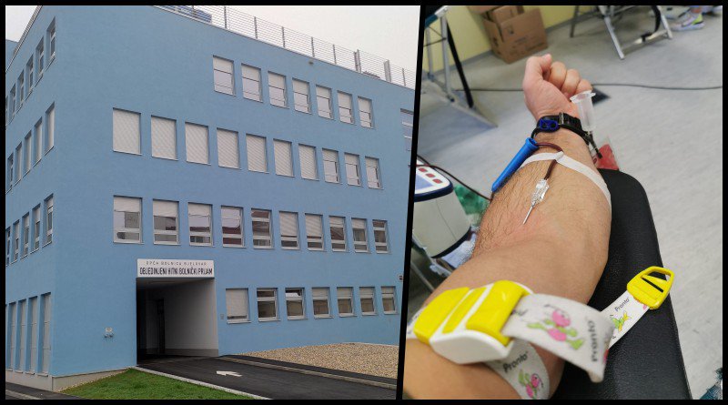 Fotografija: U bjelovarskoj bolnici smanjene su zalihe krvi, pa posljedično i broj operacija/Foto: Crveni križ Bjelovar, MojPortal