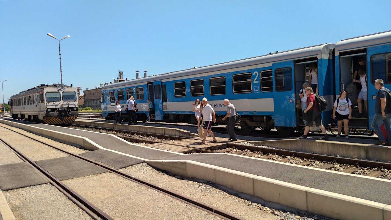 Fotografija: Vlak je vozio prema Bjelovaru/Foto: Deni Marčinković (Ilustracija)