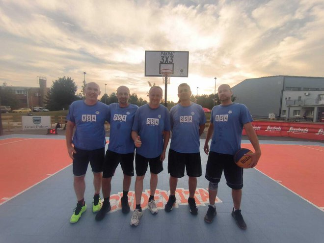 Dio legendarne ekipe Sapetih koja 3x3 košarku na ovom području igra više od 25 godina/Foto: Sportska zajednica Grada Pakraca