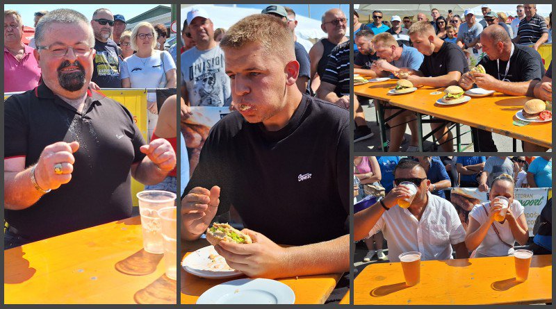 Fotografija: Rumeni i Šimun prvaci su Gudovca i jedenju burgera i pijenju piva/ Foto: Deni Marčinković