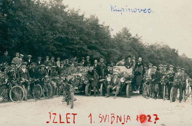 Izlet u šumu Kupinovac 1. svibnja 1927. godine/ Foto: Gradski muzej Bjelovar