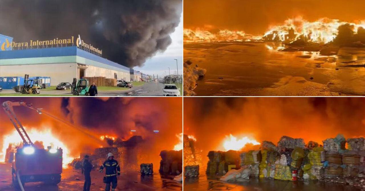 Fotografija: Dojava o požaru zaprimljena oko 40 minuta poslije ponoći/Foto: Facebook