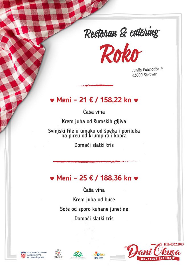 Restoran Roko/ Foto: TZ BBŽ