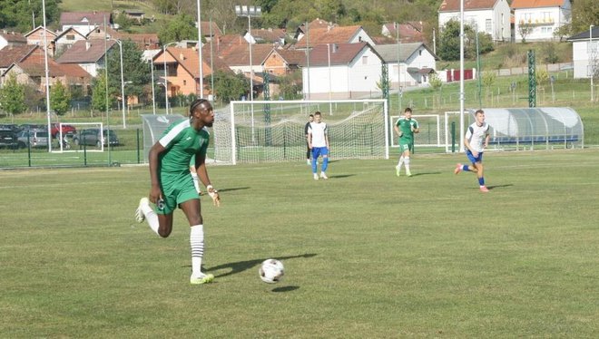 Igrač Hajduka Mohamadou Cassama/Foto: Pakrački list