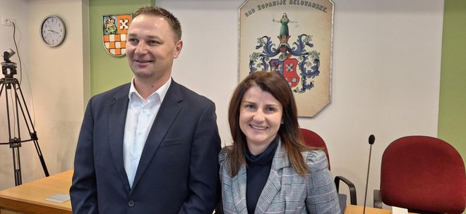 Župan Marušić i liječnica Nina Ivošević Gustović/ Foto: Deni Marčinković