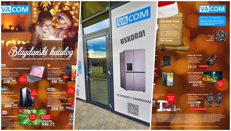 Fotografija: Vacom je izdao novi Blagdanski katalog sa sjajnim cijenama i uskoro otvara veliku poslovnicu u sklopu Stop Shopa Daruvar