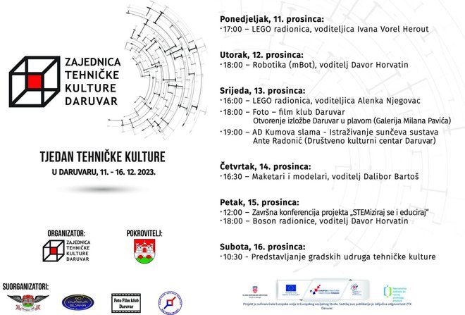 Program Tjedna tehničke kulture/Foto: ZTK Daruvar
