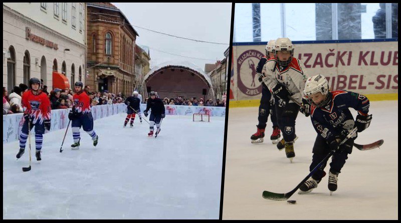 Fotografija: Sprema se pravi hokejaški spektakl u Bjelovaru/ Foto: Grad Bjelovar/KHL Medveščak
