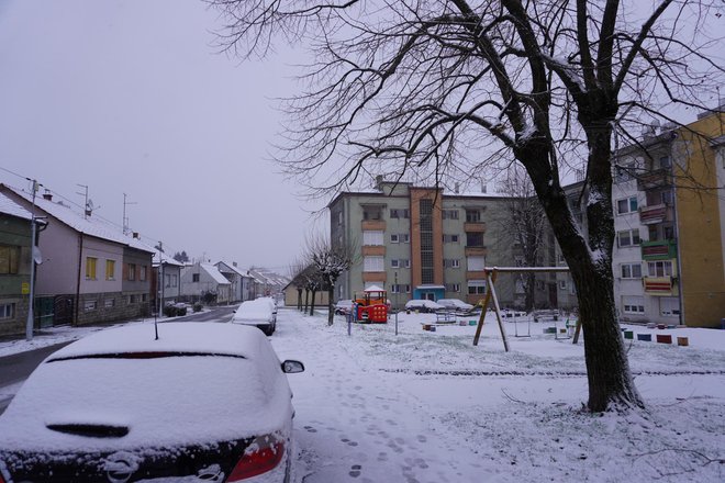 Snijeg je u ponedjeljak zabijelio Daruvar /Foto: Tomislav Kukec/MojPortal