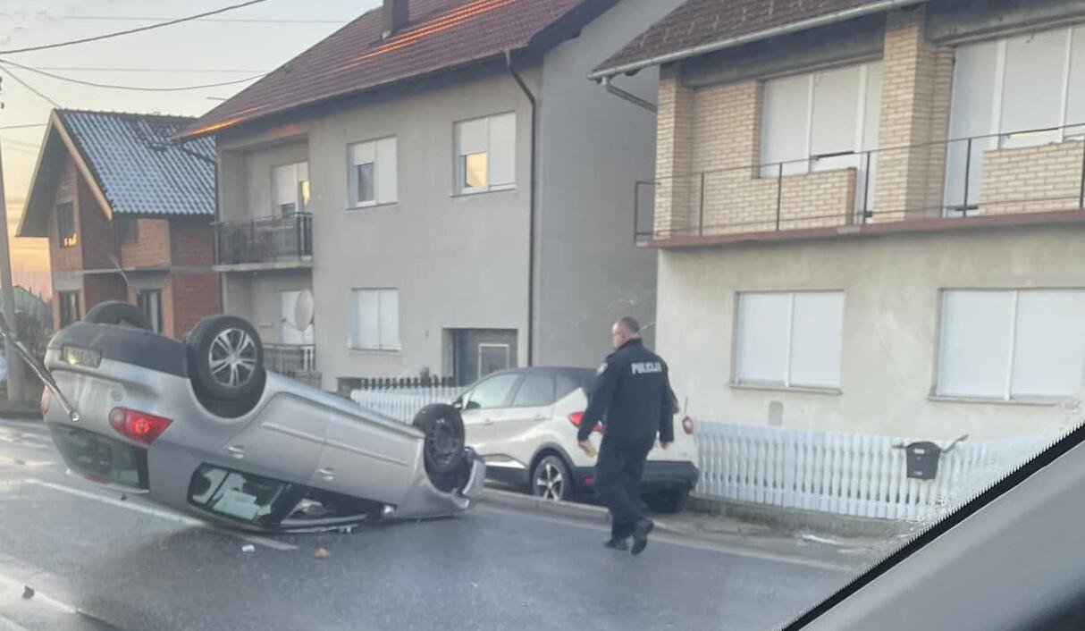 Fotografija: Prometna nesreća u Gudpovcu/ Foto: Facebook/Snimio čitatelj