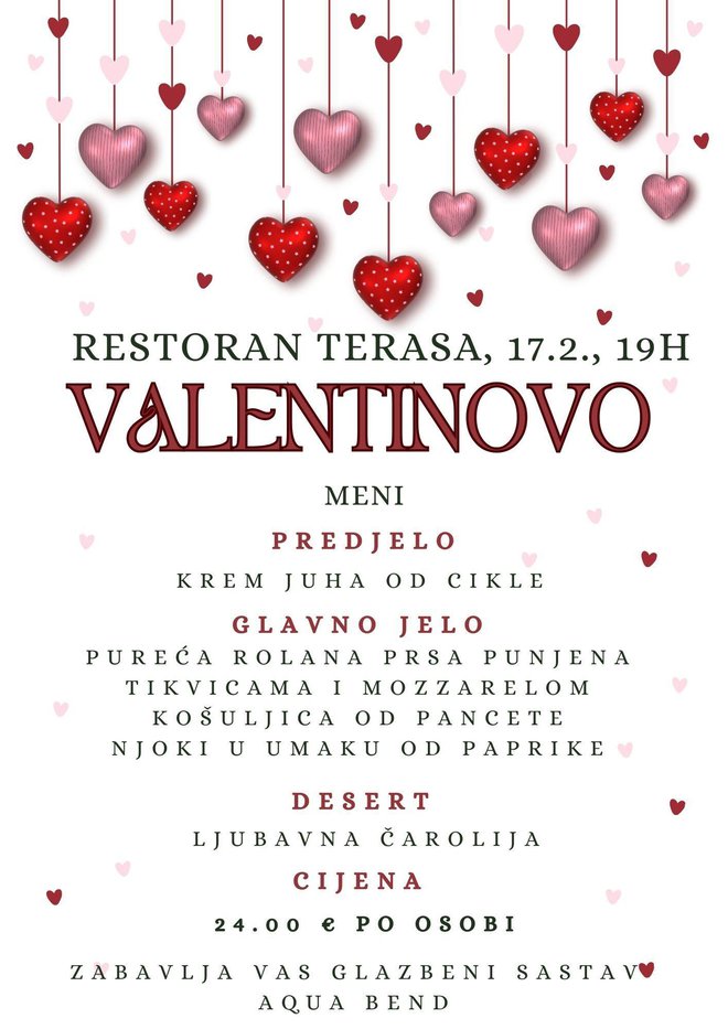 Provedite Valentinovo u Restoranu Terasa/ Foto: Restoran Terasa
