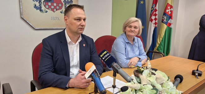 Župan Marko Marušić i pročelnika Andrea Prugovečki Klepac/ Foto: Deni Marčinković