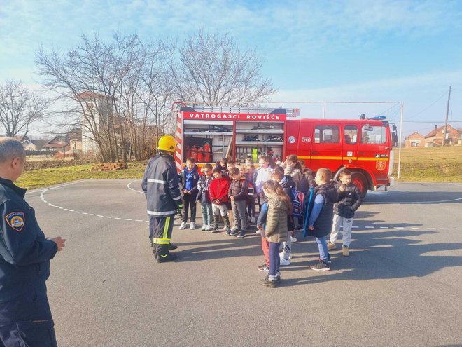 Edukacija su rađene u suradnji s vatrogascima/ Foto: ŽC 112 Bjelovar