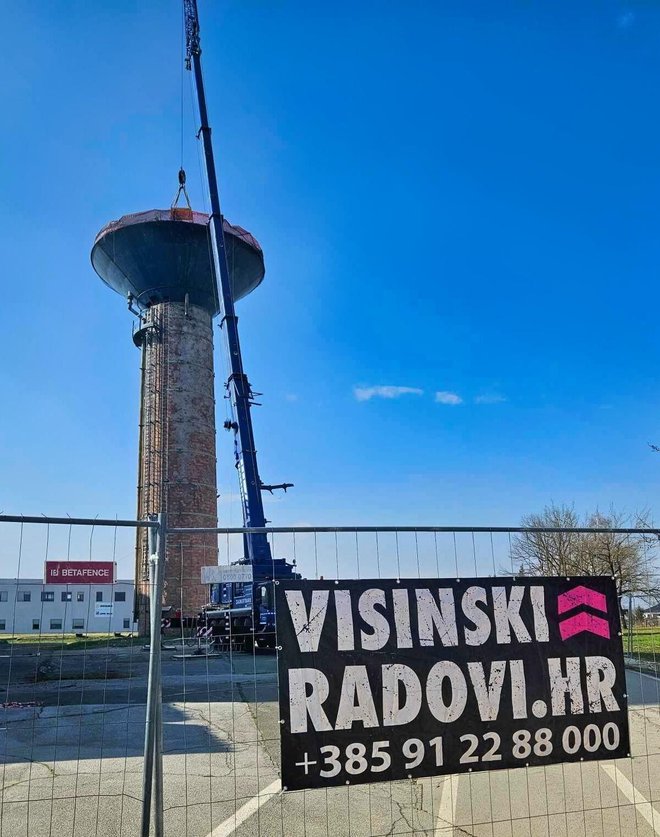 Radove izvodi specijalizirana tvrtka Visinski radovi iz Zagreba/Foto: Nikica Puhalo/MojPortal.hr