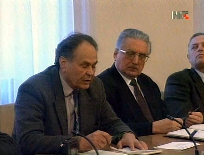 Josip Manolić i Franjo Tuđman/HTV