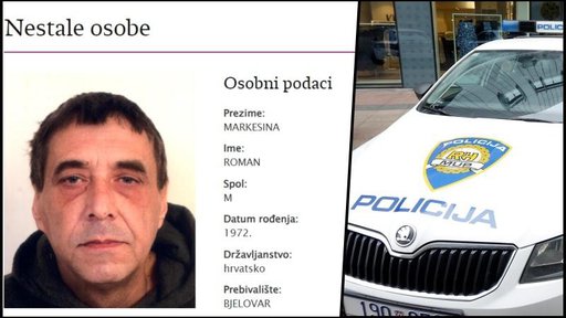 JESTE LI GA VIDJELI? Policija već tjedan dana traga za Romanom Markesinom (52) iz Bjelovara