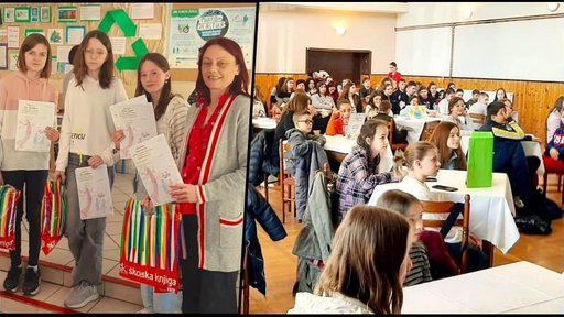 Daruvarske osnovnoškolke osvojile prvo mjesto na Međuškolskom književnom kvizu