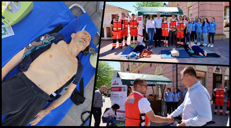 Fotografija: Hitnjaci su svoj dan proslavili učeći građane kako spasiti život/Foto: BBŽ, MojPortal