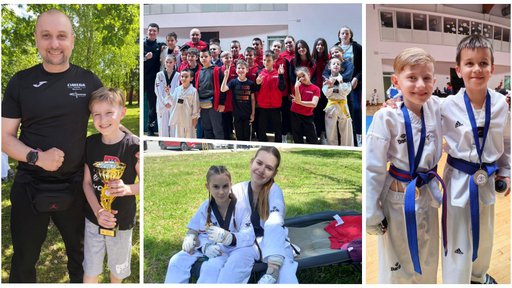 Bjelovarski taekwondoisti briljirali u Novskoj: "Uzeli 18 medalja, imaju i igrača turnira!"