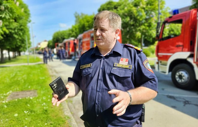 Tomislav Kunješić, zapovjednik Javne vatrogasne postrojbe Garešnica/Foto: Nikica Puhalo/MojPortal.hr
