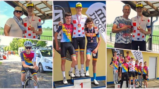 Maris Scariot iz Čazme državni je prvak u cestovnom biciklizmu: "Vozio je s ozlijeđenom rukom"