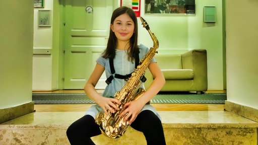 ČUDO OD DJETETA Daruvarčanka Iris Shejbal (9): "Nagrade nisu bitne, samo želim svirati saksofon!"