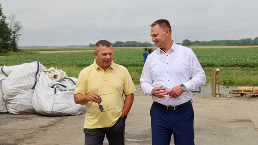 Župan Marušić posjetio 'kralja češnjaka': "Povećali smo površinu za proizvodnju za 50 posto"